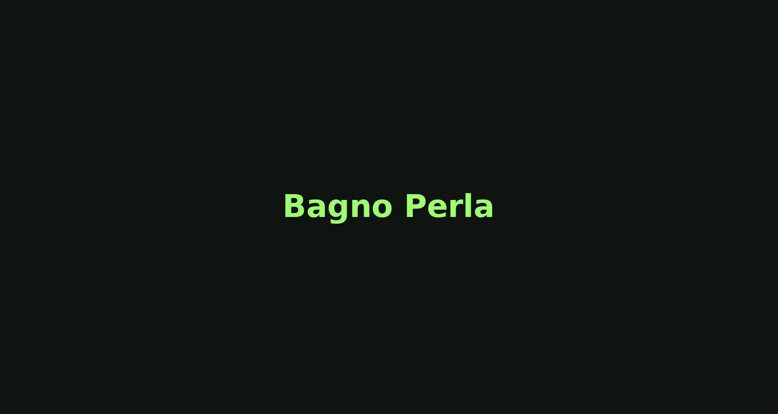 Bagno Perla