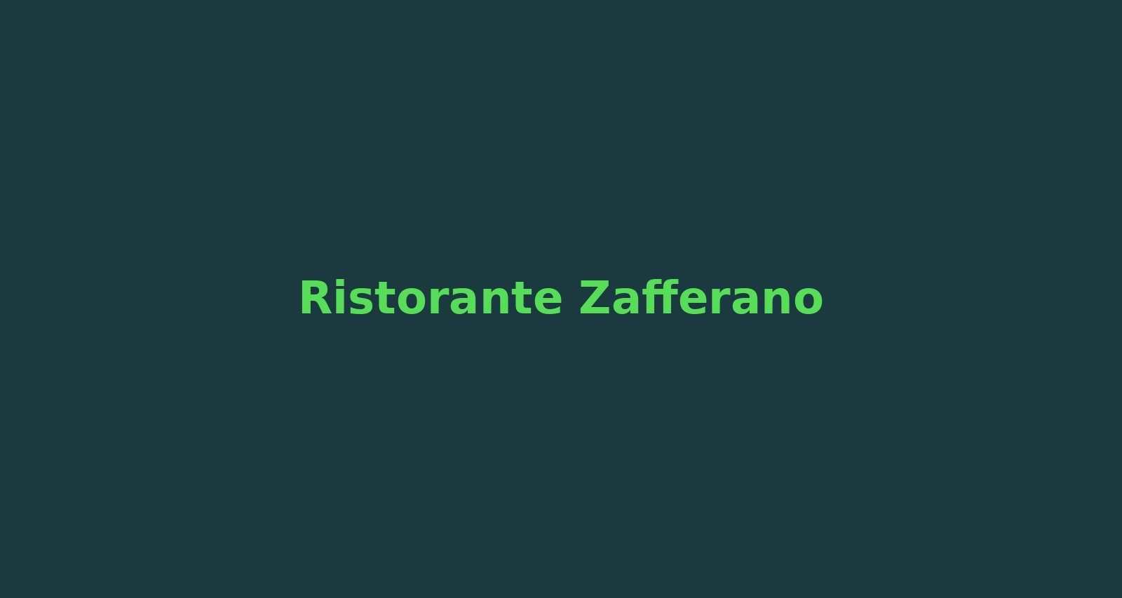 Ristorante Zafferano