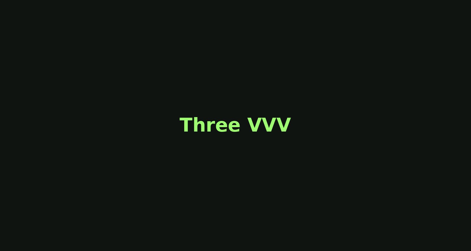 Three VVV